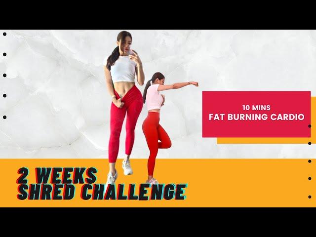 10 Min FAT BURNING CARDIO | 2 Weeks Shred Challenge | Workout With WInt