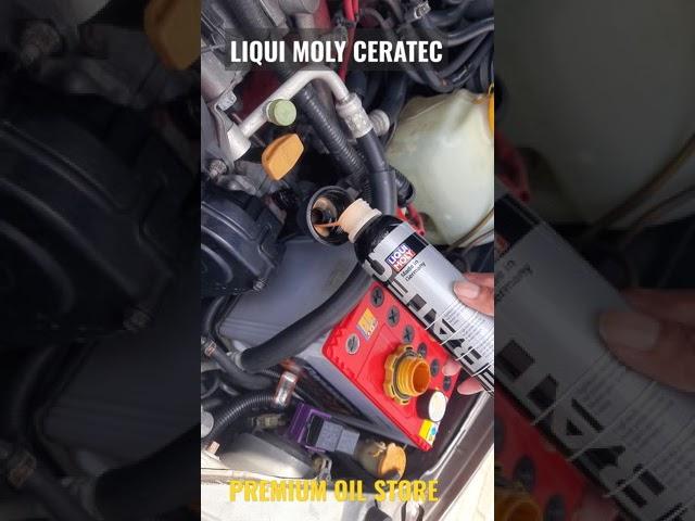 How to use LIQUI MOLY CERATEC Oil Additive (3721) #shorts
