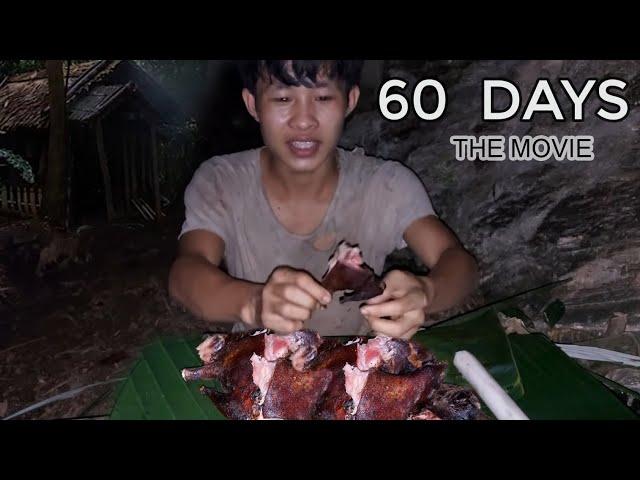 60 Day Survival Challenge In The Rainforest, survival instinct, Wilderness Alone.