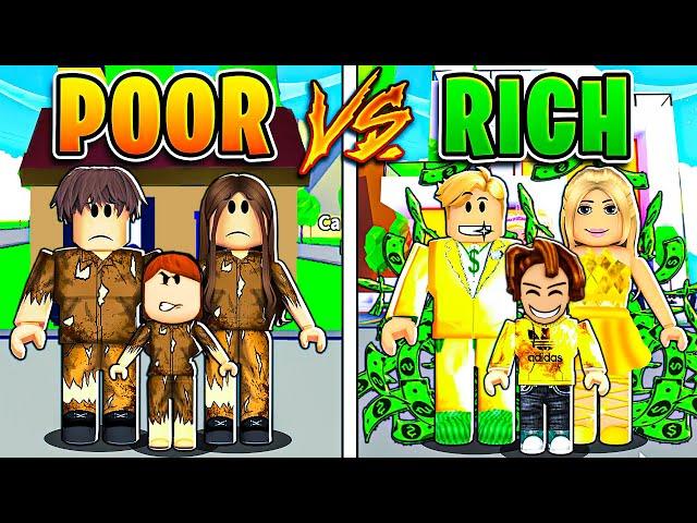 ROBLOX Brookhaven RP - FUNNY MOMENTS: POOR Life Vs RICH Life! (Full Movie)