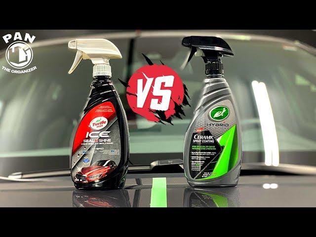 TURTLE WAX ICE SEAL N SHINE vs CERAMIC SPRAY COATING !! (WARNING: NO CURING TIME!)