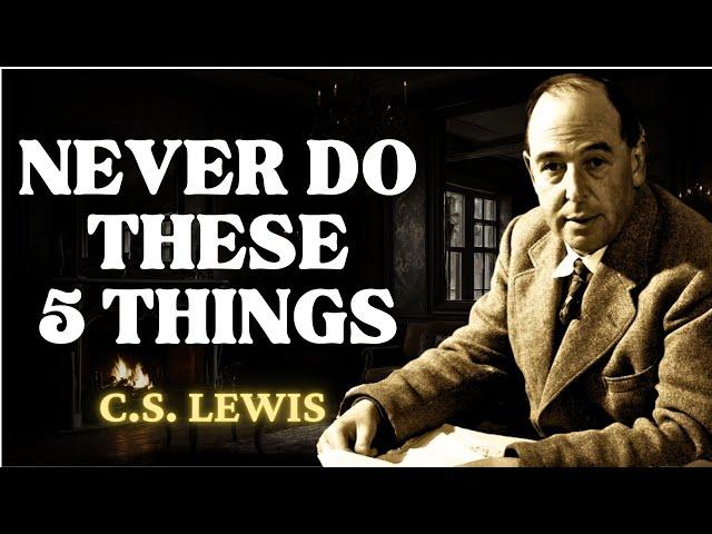 5 Things that Break the Holy Spirit's Heart | C.S Lewis 2024