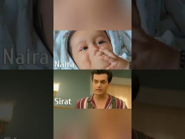 Naira vs Sirat with Akshu ️ #yrkkh #editing #love #starplus #naira #shortsvideo #sirat