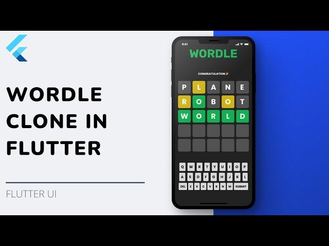 Learn Flutter By Building Wordle Game