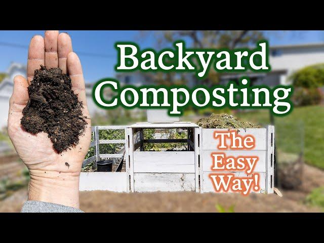 Composting For Dummies! Keeping It Simple For Backyard Gardeners