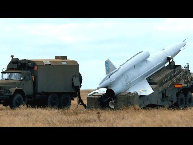 Russian Tupolev Tu-141 Strizh Unmanned Reconnaissance Aircraft Transformed Into Kamikaze Drones