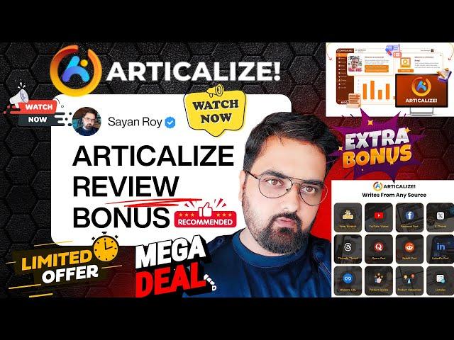 Articalize Review  Articalize AI Review  [AI Content Writer + AI Image Generator]