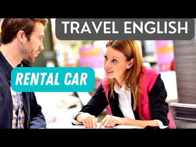 Travel English | Rental Car Role Play | English Speaking Practice