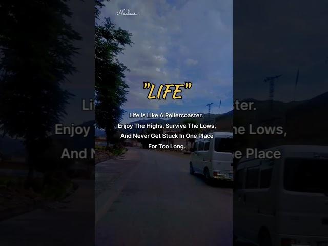 Life | The Unscripted Journey  #shorts #motivonucleus