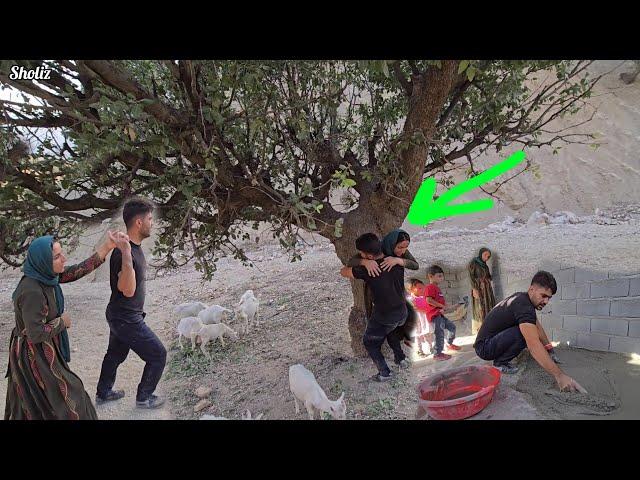Nomadic Life A Day with the Sholiz Family | From Baking Traditional Bread to Pouring Concrete