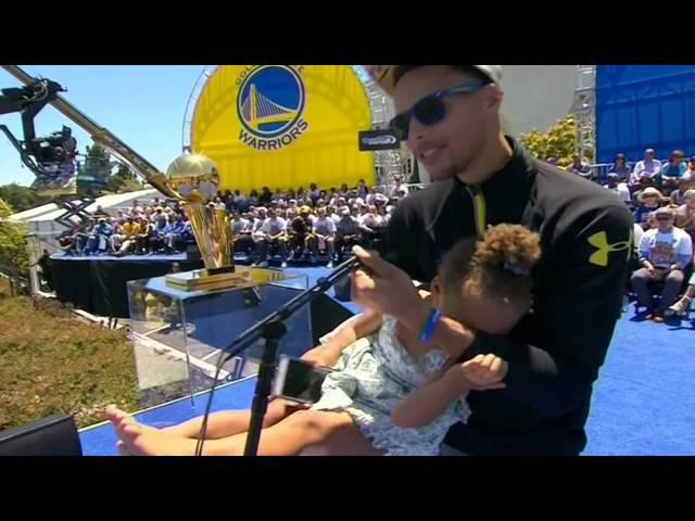 Riley Curry Has Something To Say To The Fans