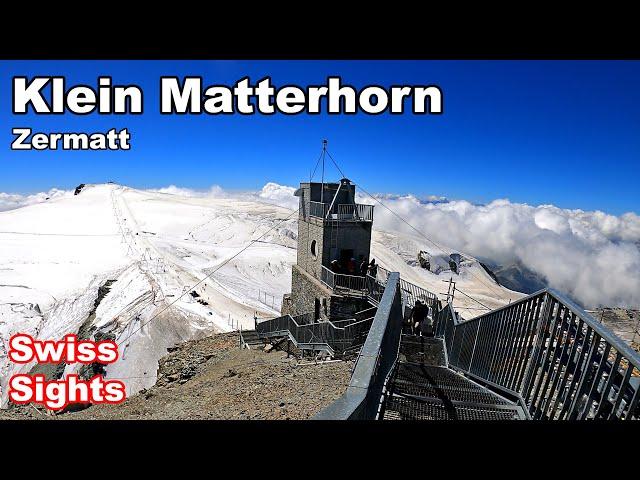 Klein Matterhorn Zermatt Switzerland 4K Glacier Paradise