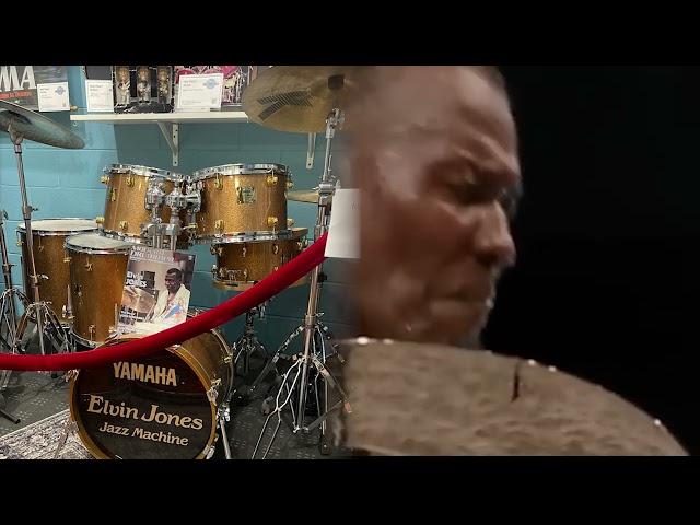 Elvin Jones Yamaha Maple Custom with Zildjian Cymbals *Authenticated