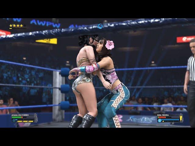 Oksana Kravchenko VS Reina Trowell (Exhibition Caw Showcase) WWE2K23