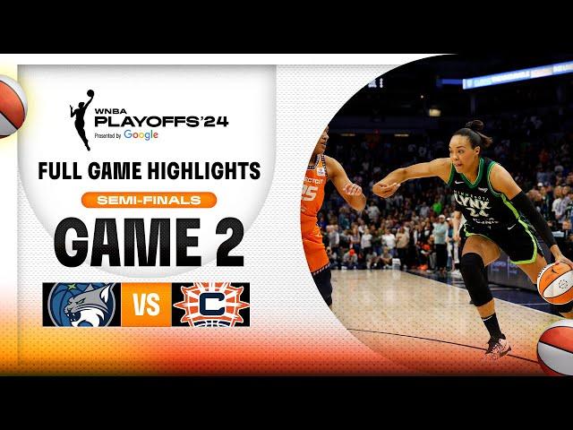 Connecticut Sun vs. Minnesota Lynx | FULL GAME HIGHLIGHTS | October 1, 2024