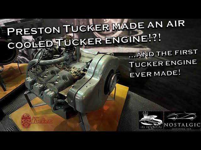 Preston Tucker's ONLY Air Cooled 1948 Tucker Car Engine & Tucker 48 Engine Number One!