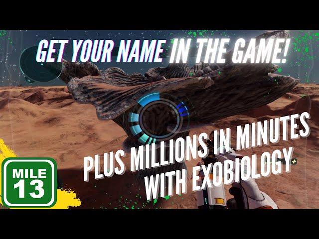 Exobiology Step-by-Step Tutorial | Your name in the game! 100M+ in minutes! Elite Dangerous Odyssey