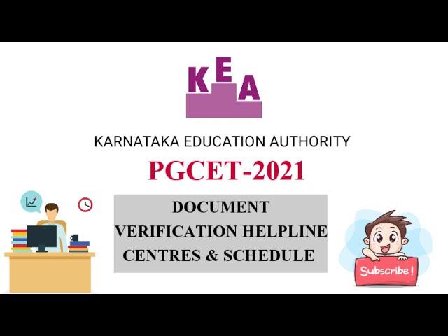 PGCET Document Verification Centres (Places) & Schedule | For MBA, MCA, M.E, M.TECH 