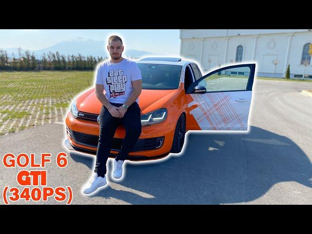 Golf 6 GTI 340PS - Gafit i pelqej edhe Ky GTI + E bonem 1 Gar Rastesisht ne Autostrad me BMW!