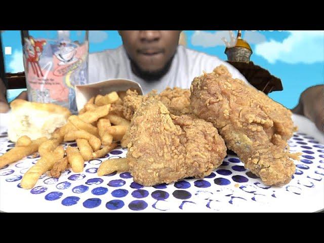 ASMR KFC MUKBANG | (EATING SOUNDS) NO TALKING | BLU ASMR