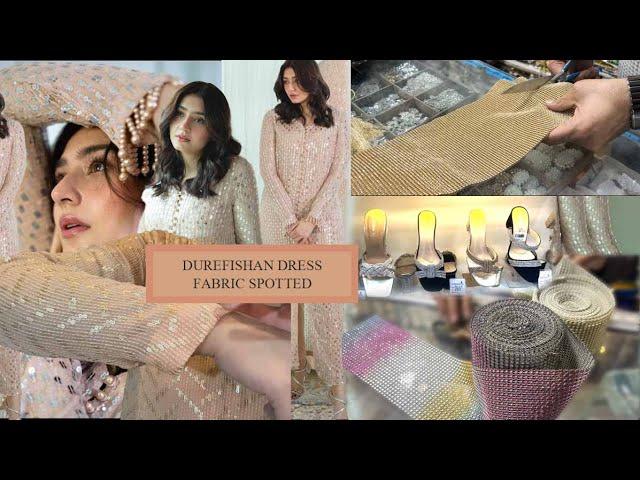 Made Matching Potli From Lace | Durefishan Viral Dress Fabric Spotted