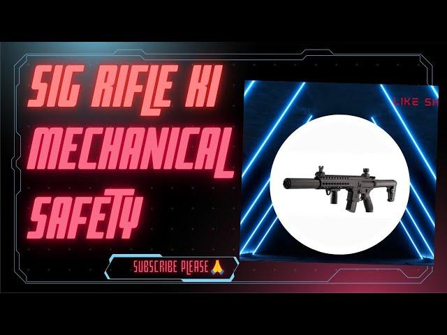 Sig rifle ke Mechanical safety#mechanical safety of Sig rifle#sig rifle