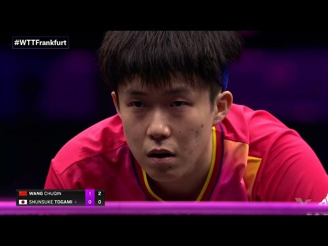 FULL MATCH | Wang Chuqin vs Shunsuke Togami | MS R32 | #WTTFrankfurt 2024