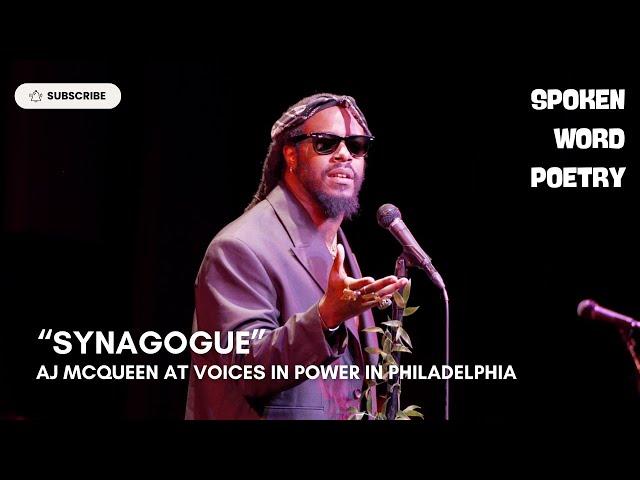 AJ McQueen - "Synagogue" @ Voices In Power | Philadelphia 2024 | Poets Gon' Poet