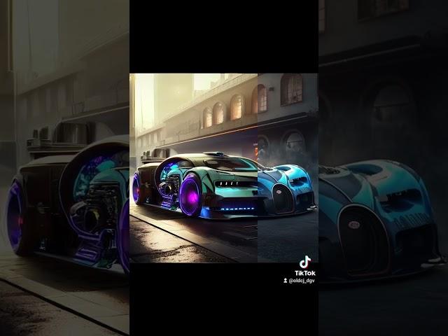 Bugatti by Midjourney AI Style #ai #midjourney #art #creative #futuristic #bugatti