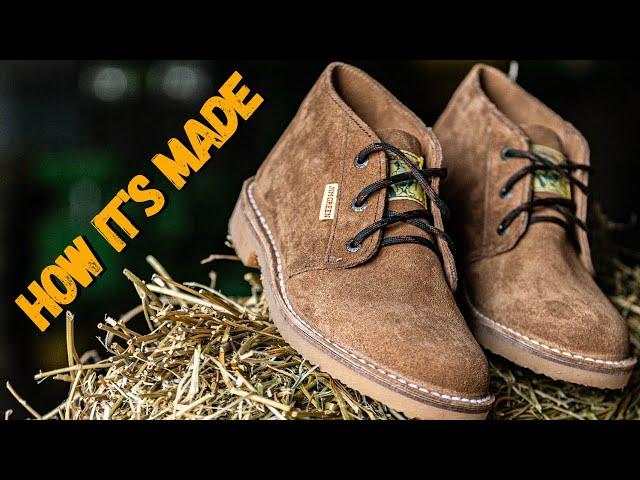 How Chukka boots are made! // Jim Green Vellie