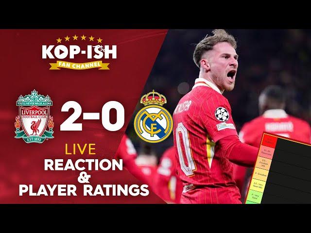 LIVERPOOL 2-0 REAL MADRID | SENSATIONAL REDS BEAT MADRID | LIVE MATCH REACTION & PLAYER RATINGS