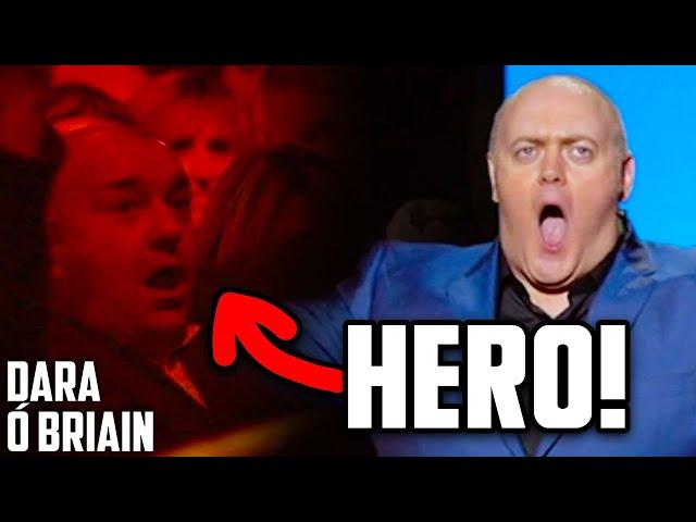 When Comedian Meets A Hero In The Front Row | Dara Ó Briain
