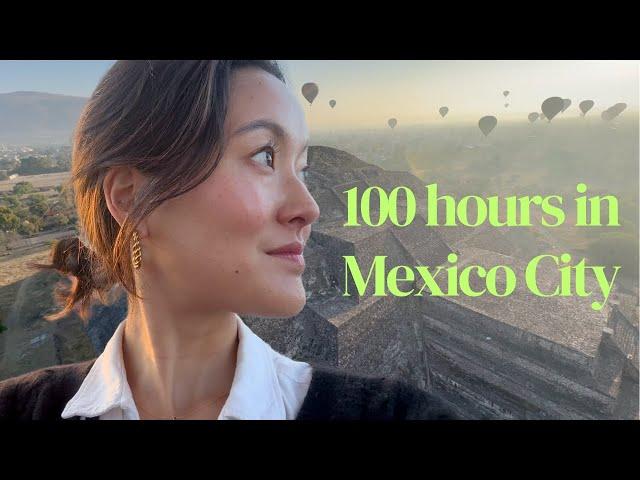 Mexico City vlog | mezcal tasting, insane street food, breathtaking hot air balloon ride 