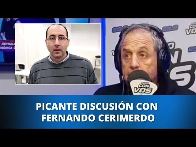 "Vos sos un golpista": Tenembaum cruzó a Fernando Cerimedo, ex asesor de Milei