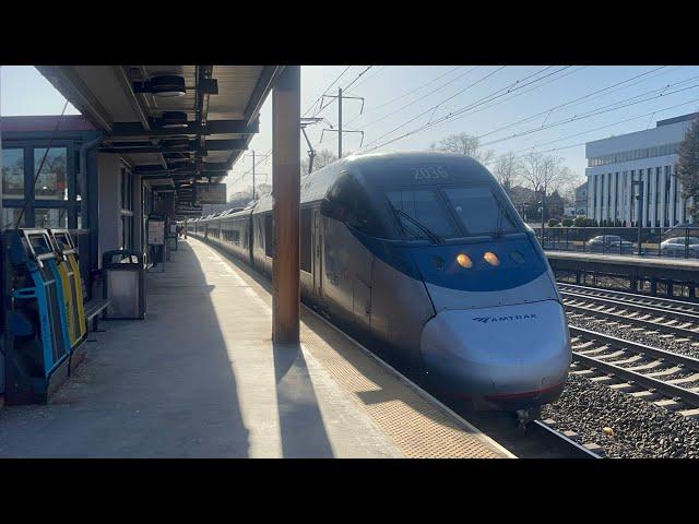 Fast 150 mph Ride from Philly to Metropark Aboard Amtrak Acela 2254 2/25/24