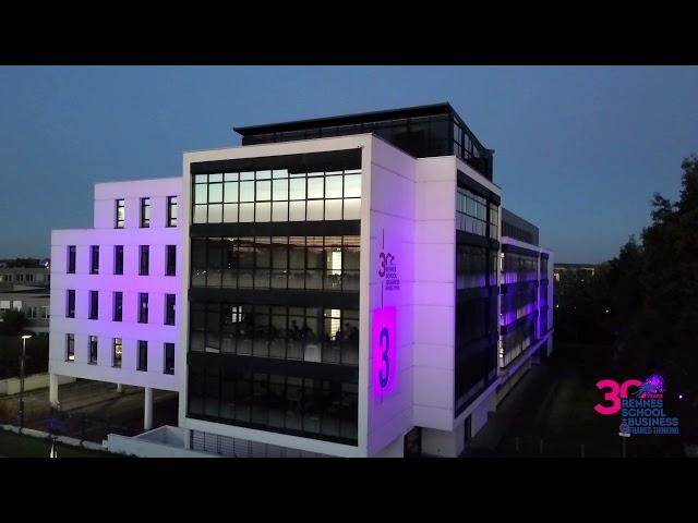 Les illuminations de Rennes School of Business