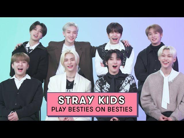 K-Pop Group Stray Kids Reveal Their Secret Nicknames For Each Other | Besties on Besties | Seventeen