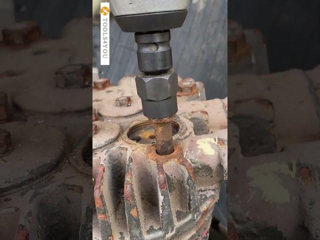 Remove rusted bolt