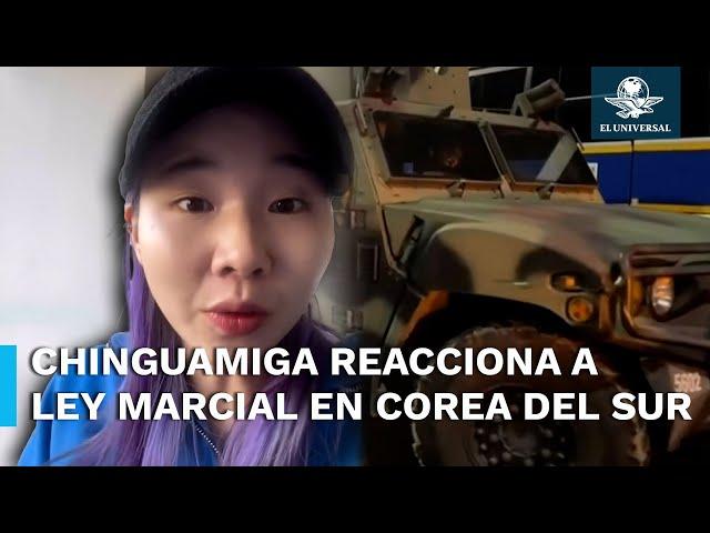 Esto opina Chinguamiga sobre la ley marcial en Corea del Sur