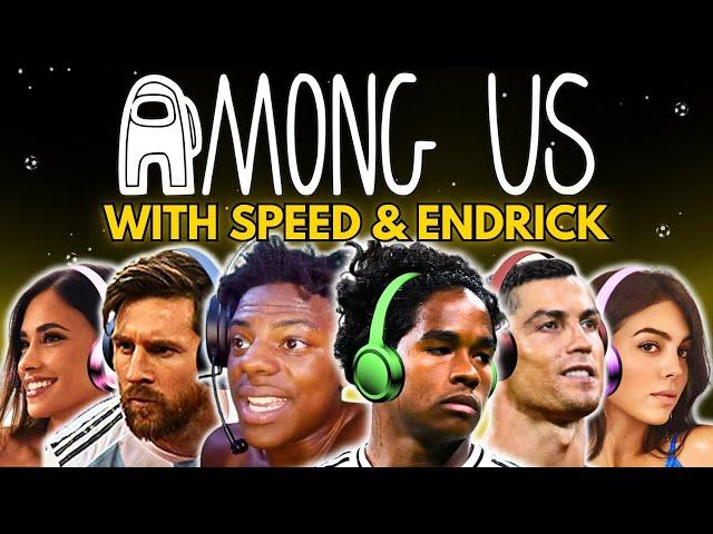 Messi & Ronaldo play AMONG US with IShowSpeed & Endrick!