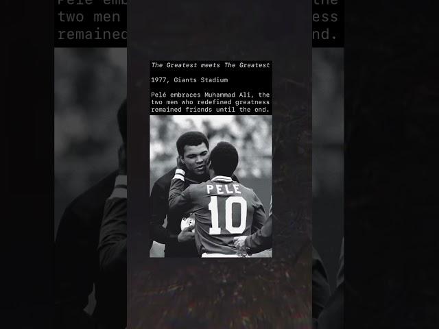 RIP Pele, the Brazilian great dies at 82. In 1977 he embraced Muhammad Ali #pele #history #brazil