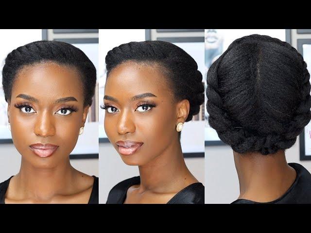 How To Style Your Natural Hair in 5 Minutes Flat: The Elegant, Simple Twist Style