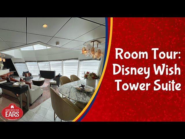 Disney Wish - Wish Tower "Funnel" Suite Tour - Concierge Category 1A - Room 14000