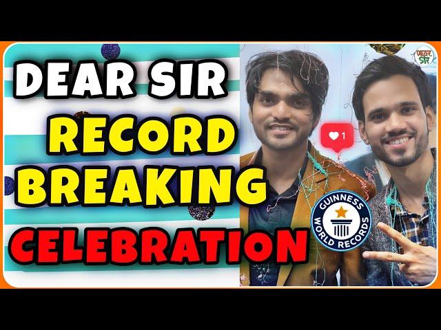 @DearSir Mega Celebration | 30 million Views on Tense Video | Spoken English