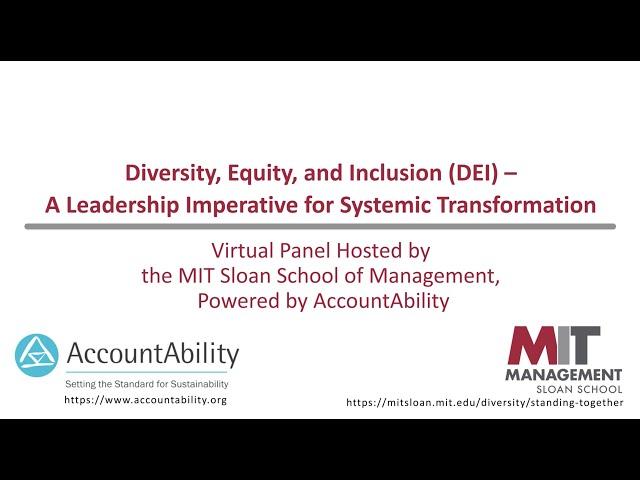 Diversity, Equity, and Inclusion (DEI) - A Leadership Imperative for Systemic Transformation