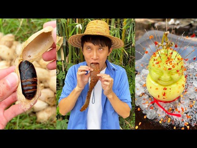 Have you ever eaten hairy eggs?|Chinese Mountain Forest Life and Food #TikTok#FYP