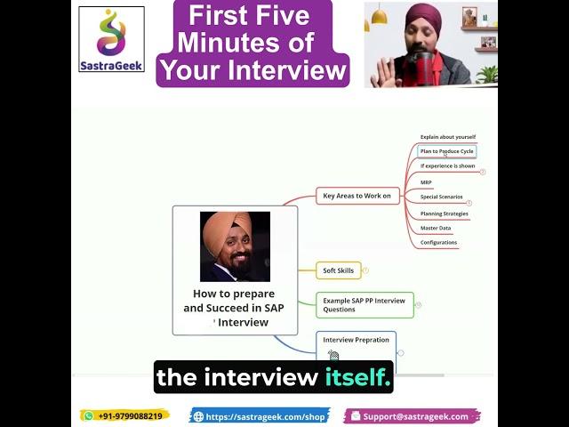 First Five Minutes of Your SAP Interview