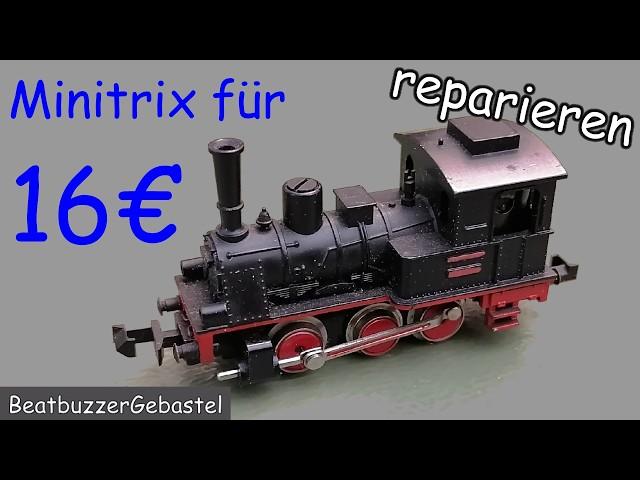 Minitrix Spur N Dampflok reparieren - Weihnachtszug