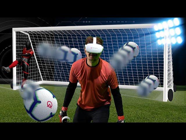 GOALKEEPING WITH FULL SIZED GOALS IN VR?! (CleanSheet)