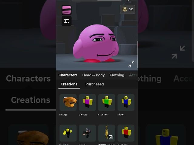 stop posting about baller but it Kirby  man face #viral #roblox #fyp